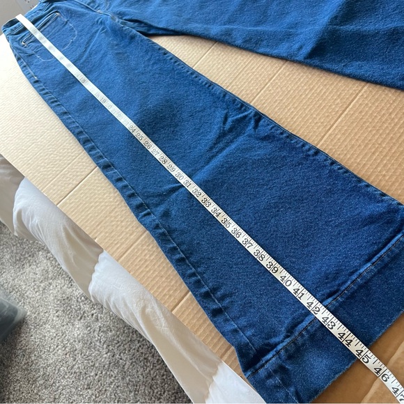 FRAME Le Hardy High Rise Wide Leg Jeans in Adele , medium wash, size 29 - Picture 11 of 15